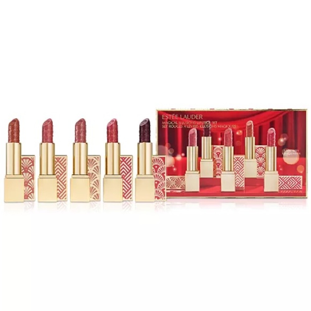 Estee Lauder 5 pc full size Lipstick Set